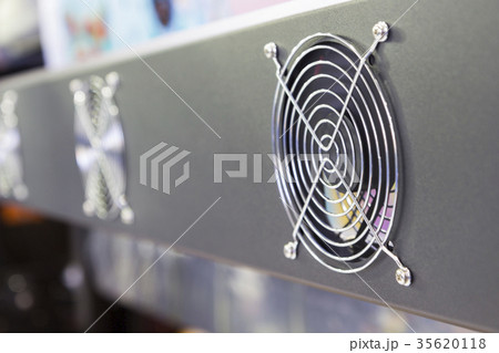 Small Cooling fan in an  industrial printer 35620118