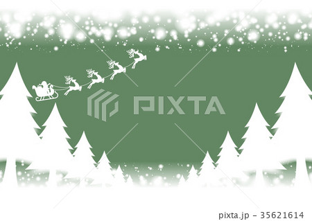 背景素材壁紙 メリークリスマス カード ツリー デコレーション 飾り 装飾 光 積雪 夜景 キラキラのイラスト素材