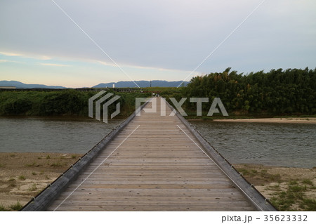 流れ橋　中央 35623332