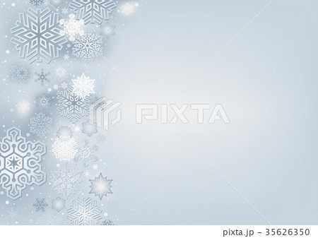 Winter Background with Snowflakes 35626350