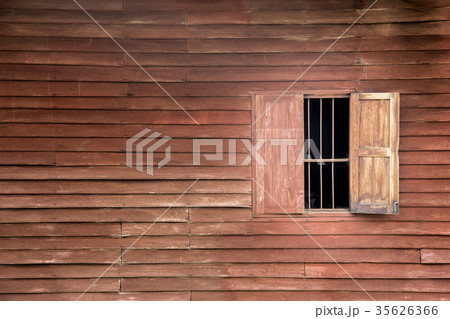 old wood pannel and window 35626366