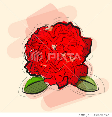 rose in tattoo style. 35626752