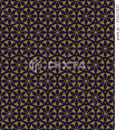 Antique seamless gold retro pattern background 35627837