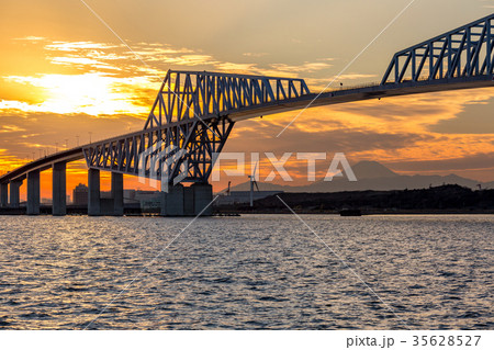 Tokyo Gate Bridge Sunset 35628527