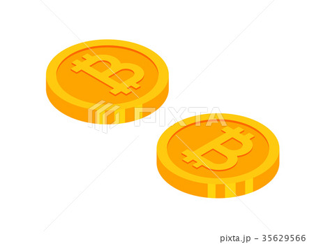 Gold bitcoins cryptocurrency coins.  35629566