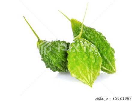 Momordica Charantia on a white background 35631967