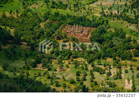 アンコール遺跡群空撮 アンコール遺跡群空撮 35632237