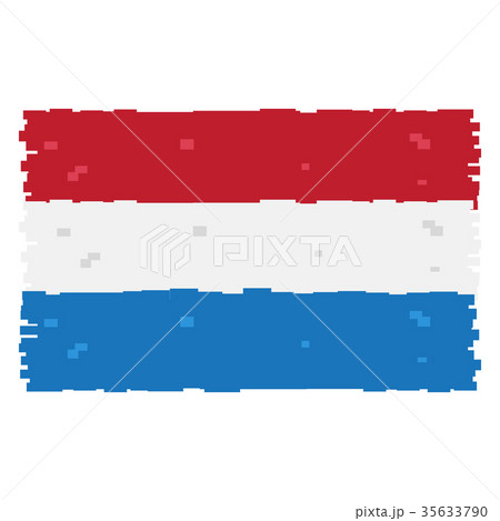 Pixelated flag of The Netherlands Pixelated flag of The Netherlands 35633790