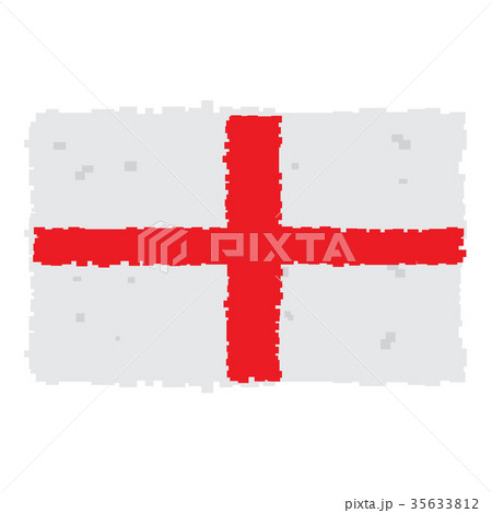 Pixelated flag of England 35633812