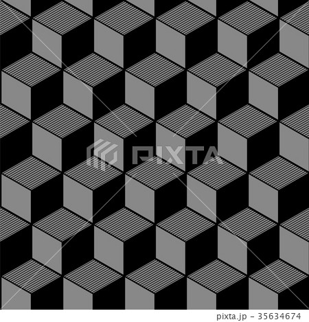 Antique seamless silver retro pattern background Antique seamless silver retro pattern background 35634674