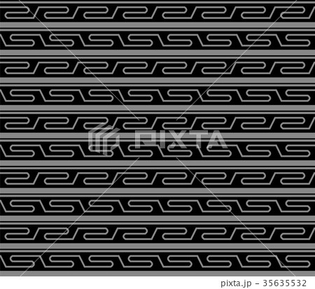 Antique seamless silver retro pattern background 35635532