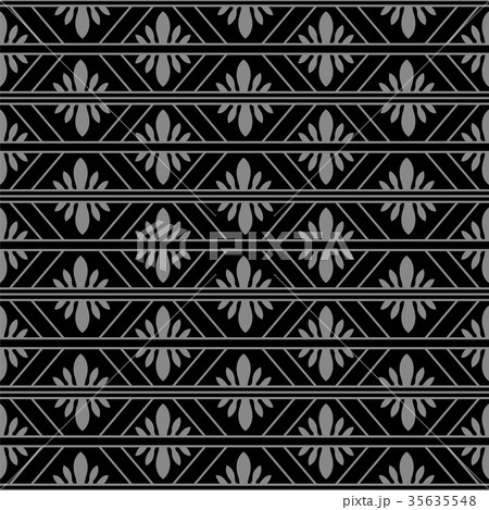 Antique seamless silver retro pattern background Antique seamless silver retro pattern background 35635548