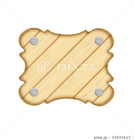 empty wooden sign isolated on white background empty wooden sign isolated on white background 35635615