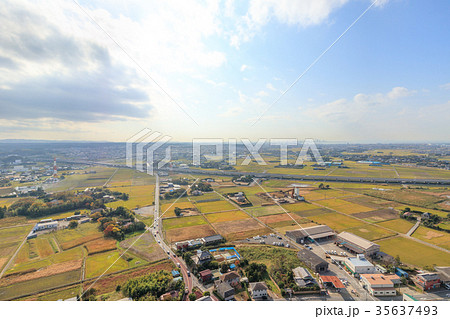 木更津市　井尻付近を空撮 35637493