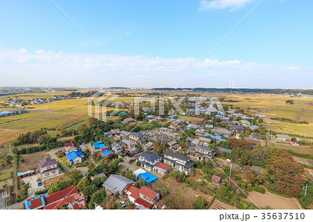 木更津市　井尻付近を空撮 35637510