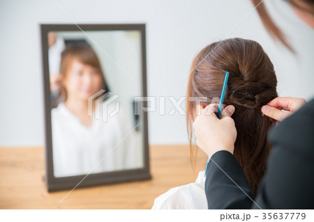 ヘアセット 35637779