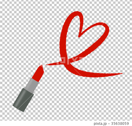 口紅　ハート 35638059