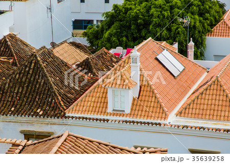 Views from Tavira Castle to the city. Portugal. 35639258