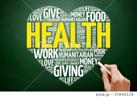 HEALTH heart word cloud 35640128