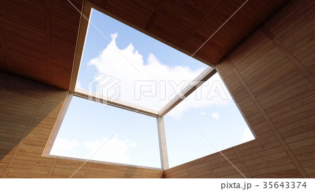 Opening Windows to the Clouds 3d rendering 35643374