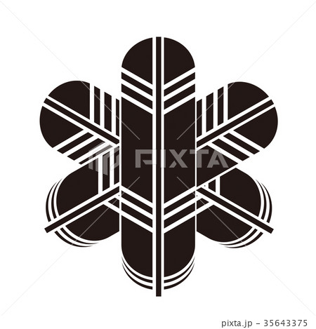 家紋　鷹の羽 35643375