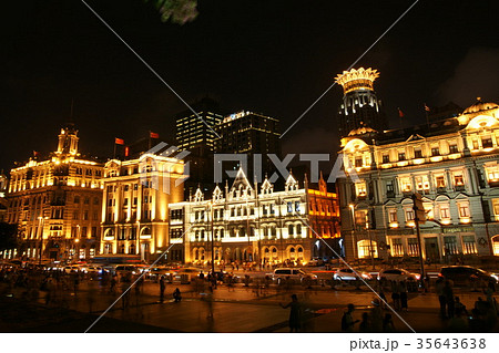 上海　外灘　夜景 35643638