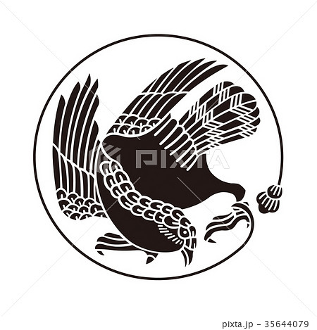 家紋　鷹の羽 35644079