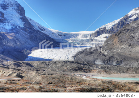 Athabasca Glacier in Jasper National Park, Canada 35648037