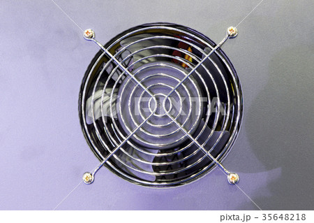Small Cooling fan in an  industrial printer 35648218