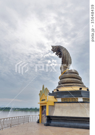 Statue of Seven-headed Serpent, Thailand 35648439