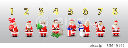 New Year and Christmas holiday. Santa New Year and Christmas holiday. Santa 35649141