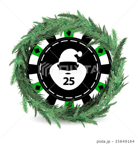 New Year and Christmas holiday. a casino 35649164
