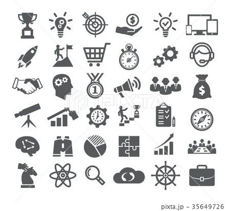 Startup icons set 35649726
