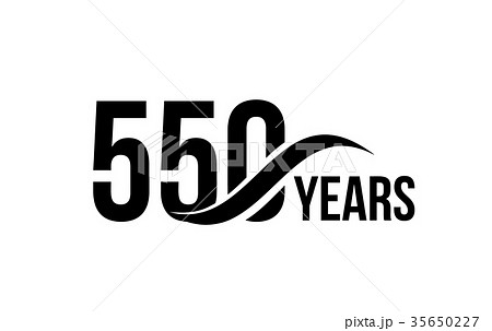 Vector isolated anniversary date logo template for 35650227