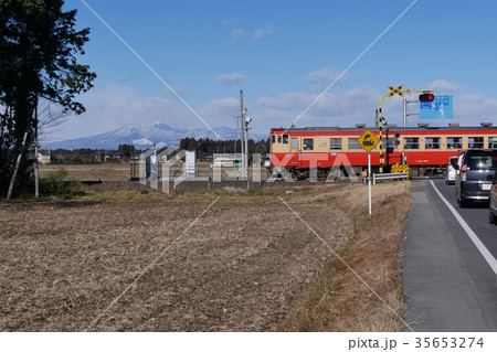 高原山と烏山線キハ40ラストラン 35653274
