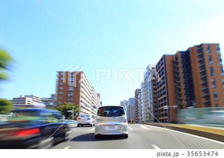 東京の幹線道路　交通 35653474