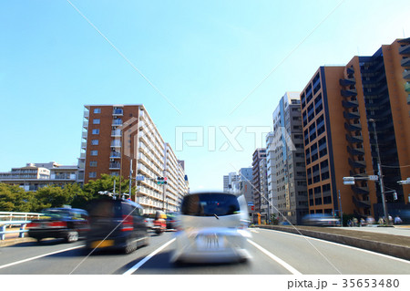 東京の幹線道路　交通 35653480
