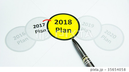 2018 new year plan concept 35654058