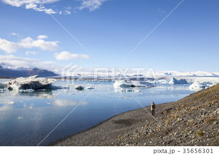 アイスランド・氷河・ヨークルスアゥルロゥン 35656301