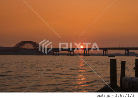 韓国 ソウル 漢江 35657173