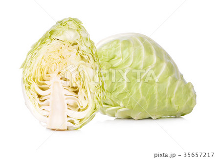Fresh cabbage in heart shape isolated Fresh cabbage in heart shape isolated 35657217