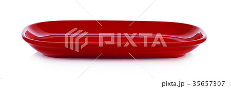 Red bowl isolated on white background Red bowl isolated on white background 35657307
