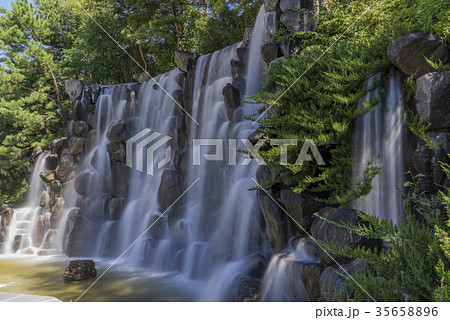 滝 季節 木 35658896