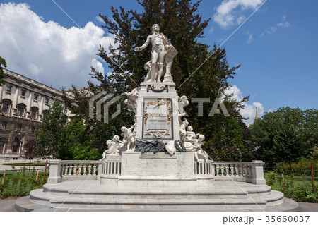 Mozart Monument in Vienna 35660037