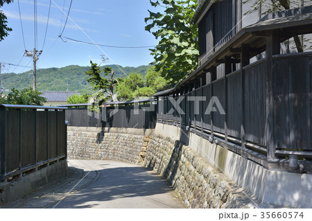 黒塀通り 城下町村上 黒塀通り 城下町村上 35660574