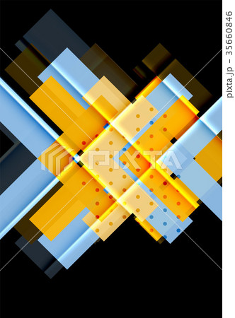 Color arrows on black background 35660846