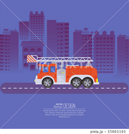 The fire truck 35663193