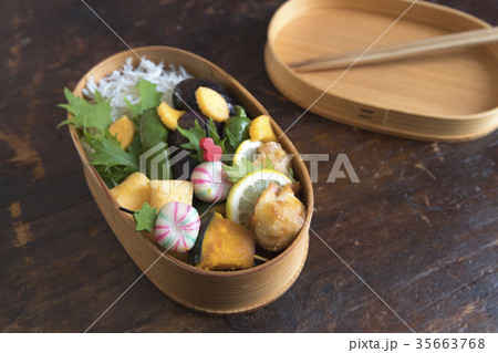 秋の行楽わっぱ弁当 35663768