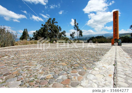Equator Line monument, marks the point through 35664277