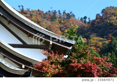 秋の英彦山 紅葉の風景 秋の英彦山 紅葉の風景 35664971